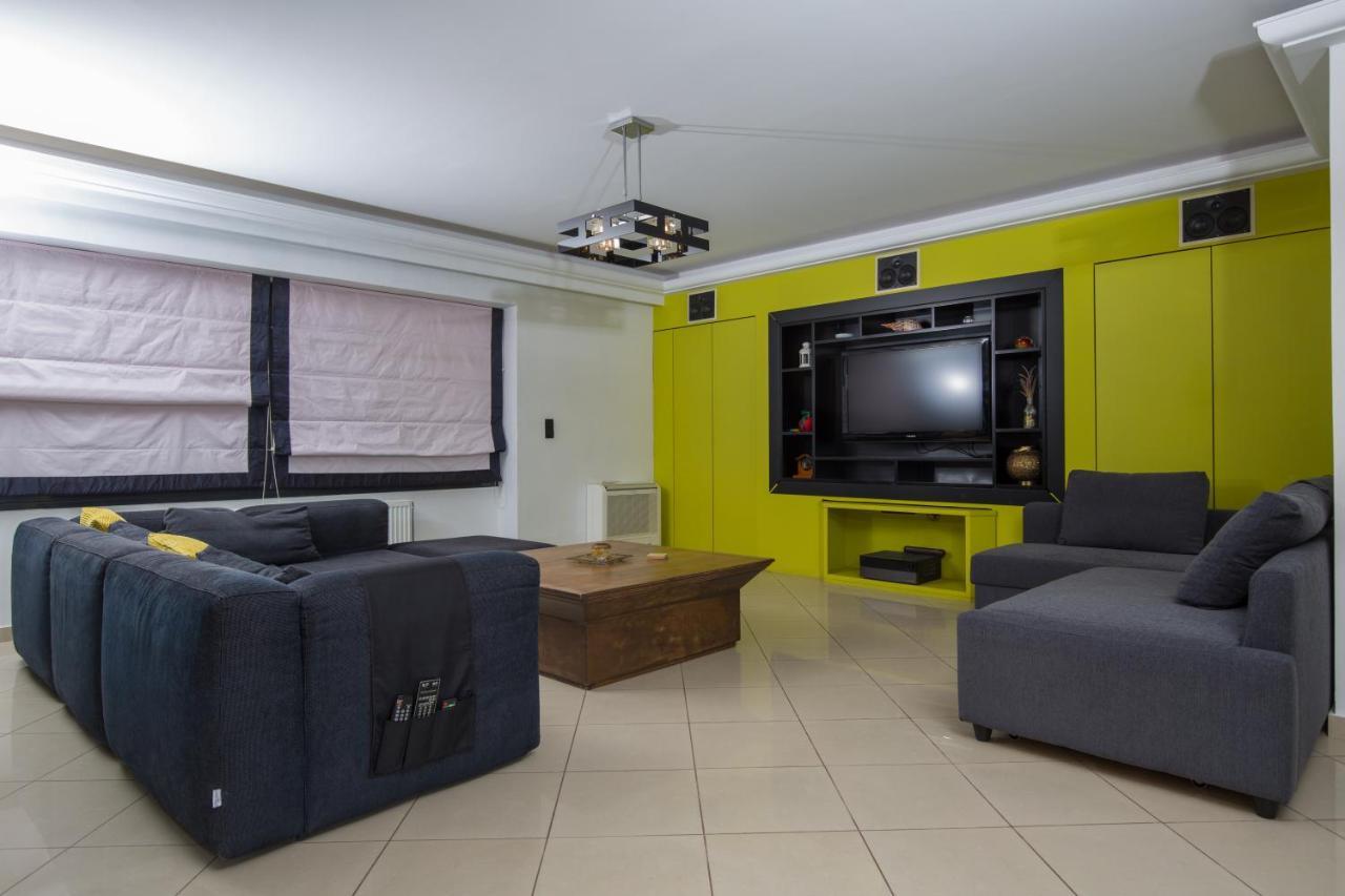 Spacious Modern Apartments With Great Rooftop View Athens Luaran gambar