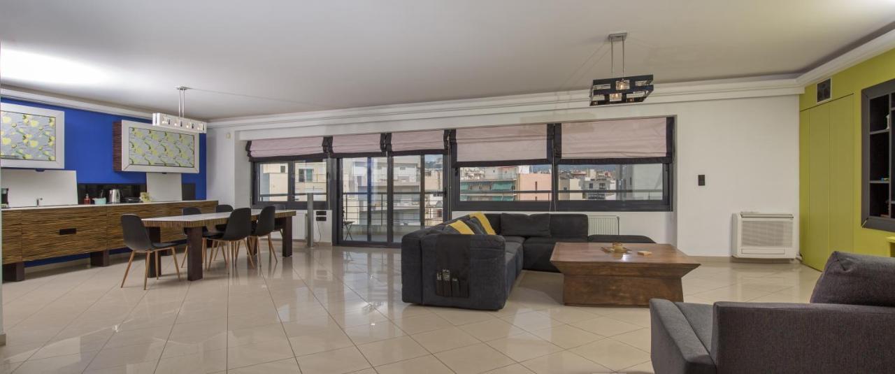 Spacious Modern Apartments With Great Rooftop View Athens Luaran gambar