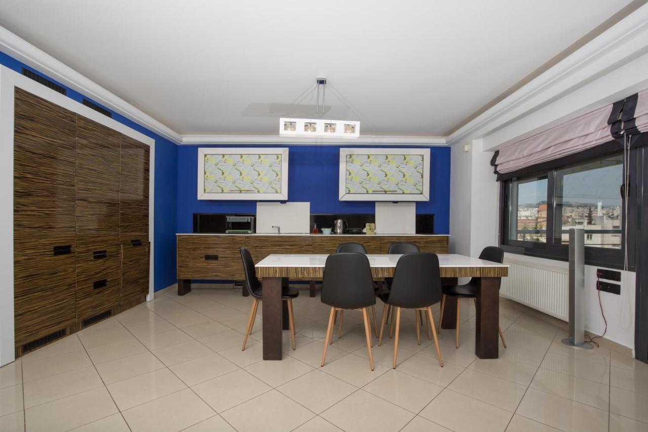 Spacious Modern Apartments With Great Rooftop View Athens Luaran gambar